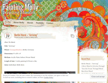 Tablet Screenshot of paintingmolly.com